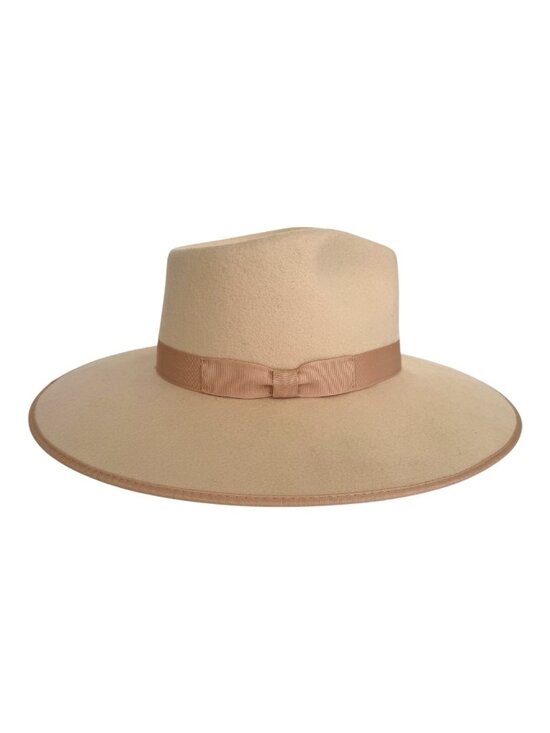 Lack of Color Ivory Wide Brim Rancher Hat 55/S Australian Wool Felt main image 10